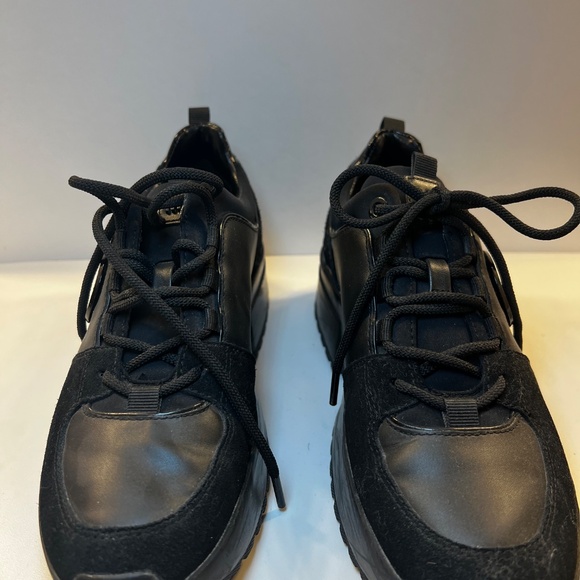 Black Michael Kors Sneakers Size 7.5 - Picture 3 of 4